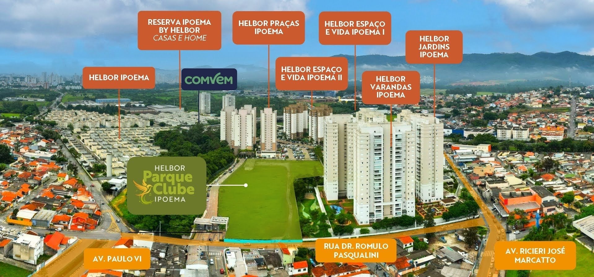 Localização Helbor Parque Clube Ipoema